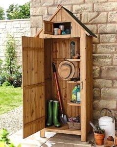 Gardeners tool shed